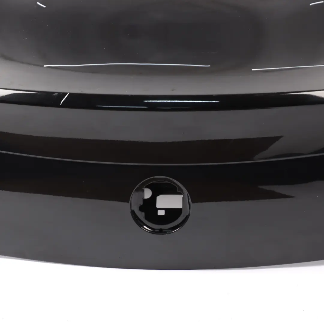 Bumper Rear Trim Panel Covering AMG Obsidian Black Metallic - 197 to Mercedes C205 with Part number A2057506100 Mercedes C205 Bumper Rear Trim Panel Covering AMG Obsidian Black Metallic - 197 - SKU A2057506100-OB - Part number A2057506100