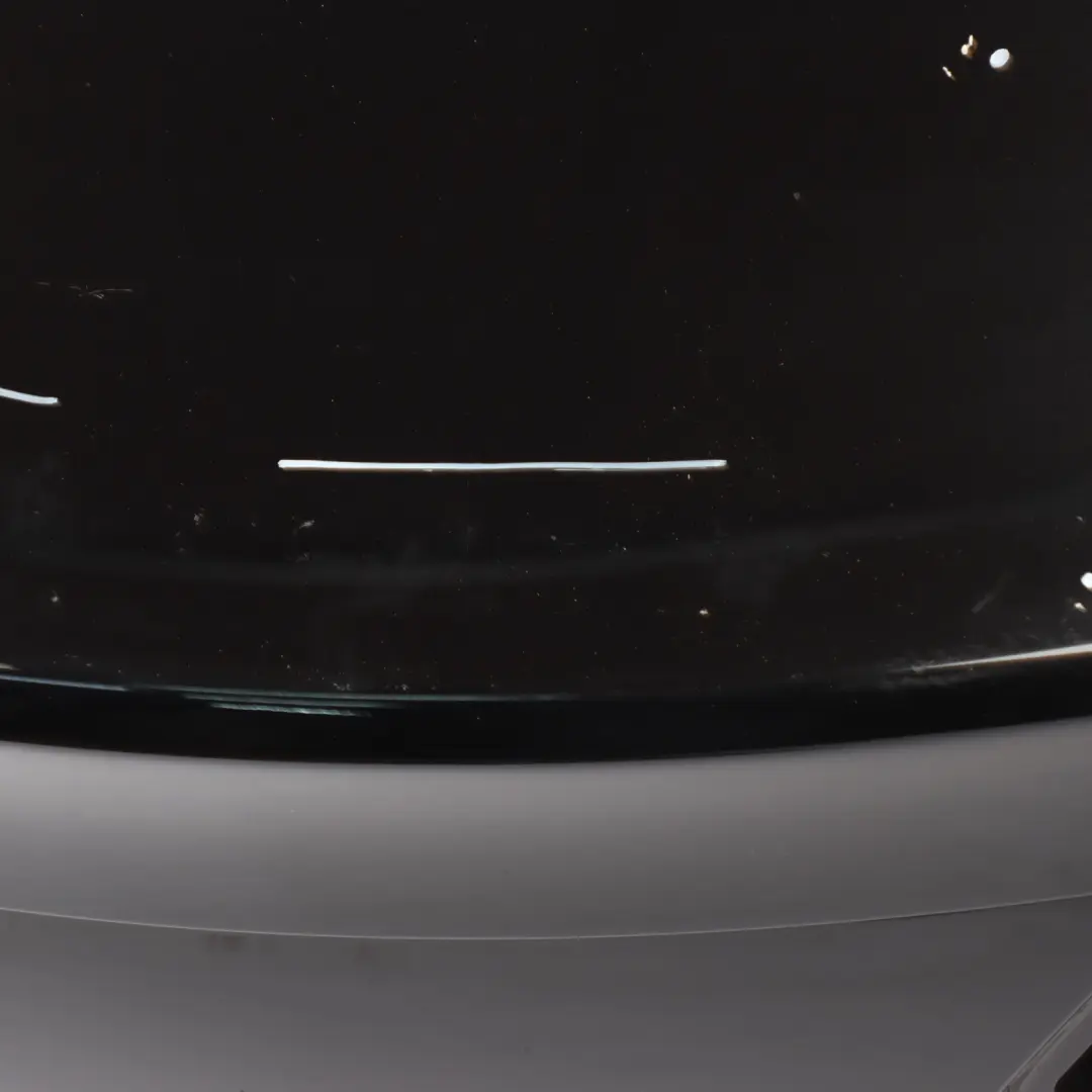 Bumper Rear Trim Panel Covering AMG Obsidian Black Metallic - 197 to Mercedes C205 with Part number A2057506100 Mercedes C205 Bumper Rear Trim Panel Covering AMG Obsidian Black Metallic - 197 - SKU A2057506100-OB - Part number A2057506100