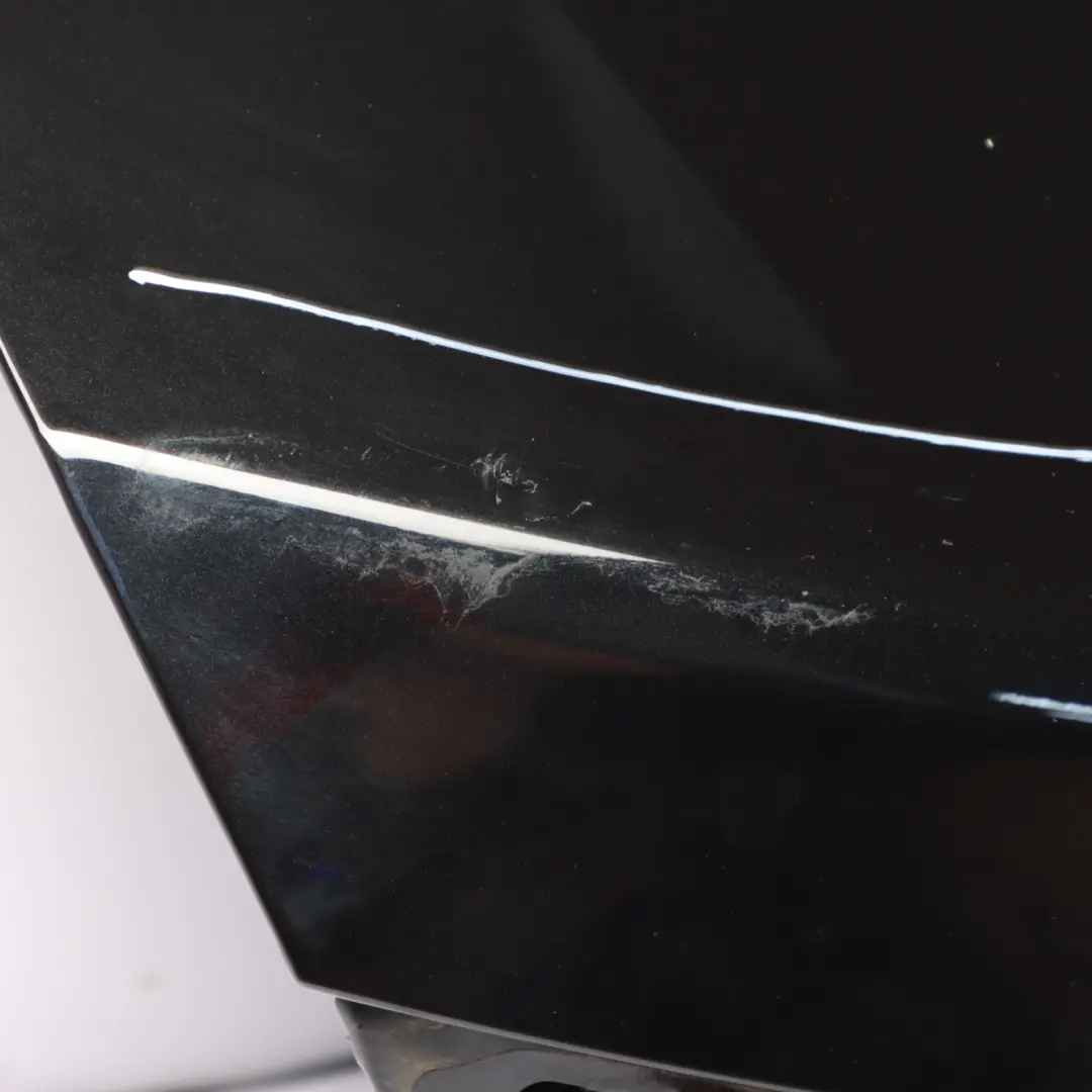 Mercedes C205 Bumper Rear Trim Panel Covering AMG Obsidian Black Metallic - 197 - SKU A2057506100-OB - Part number A2057506100