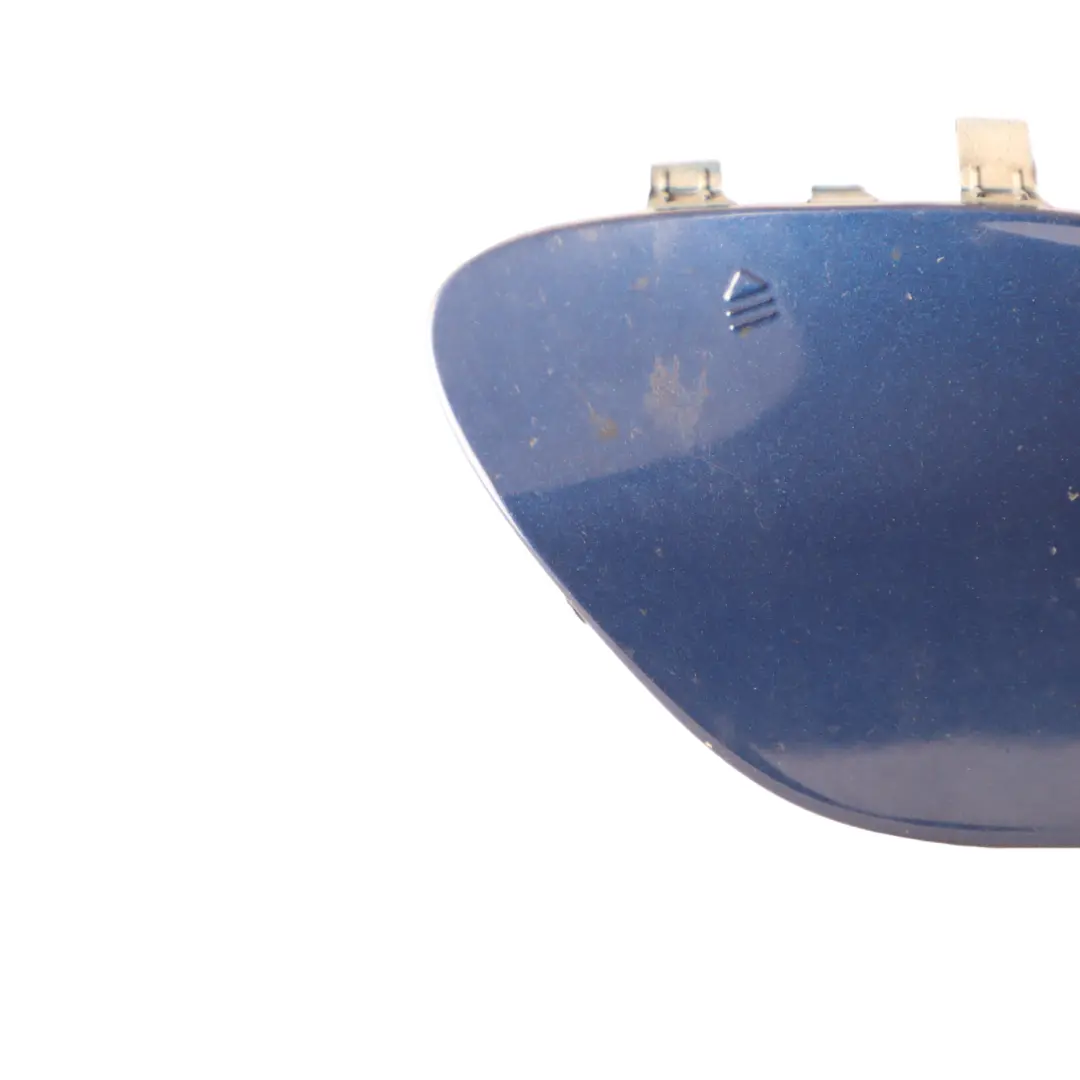 Mercedes W205 Front Bumper Tow Eye Hook Cover Brilliant Blue Metallic - 896 - SKU A2058850724-BRB - Part number A2058850724