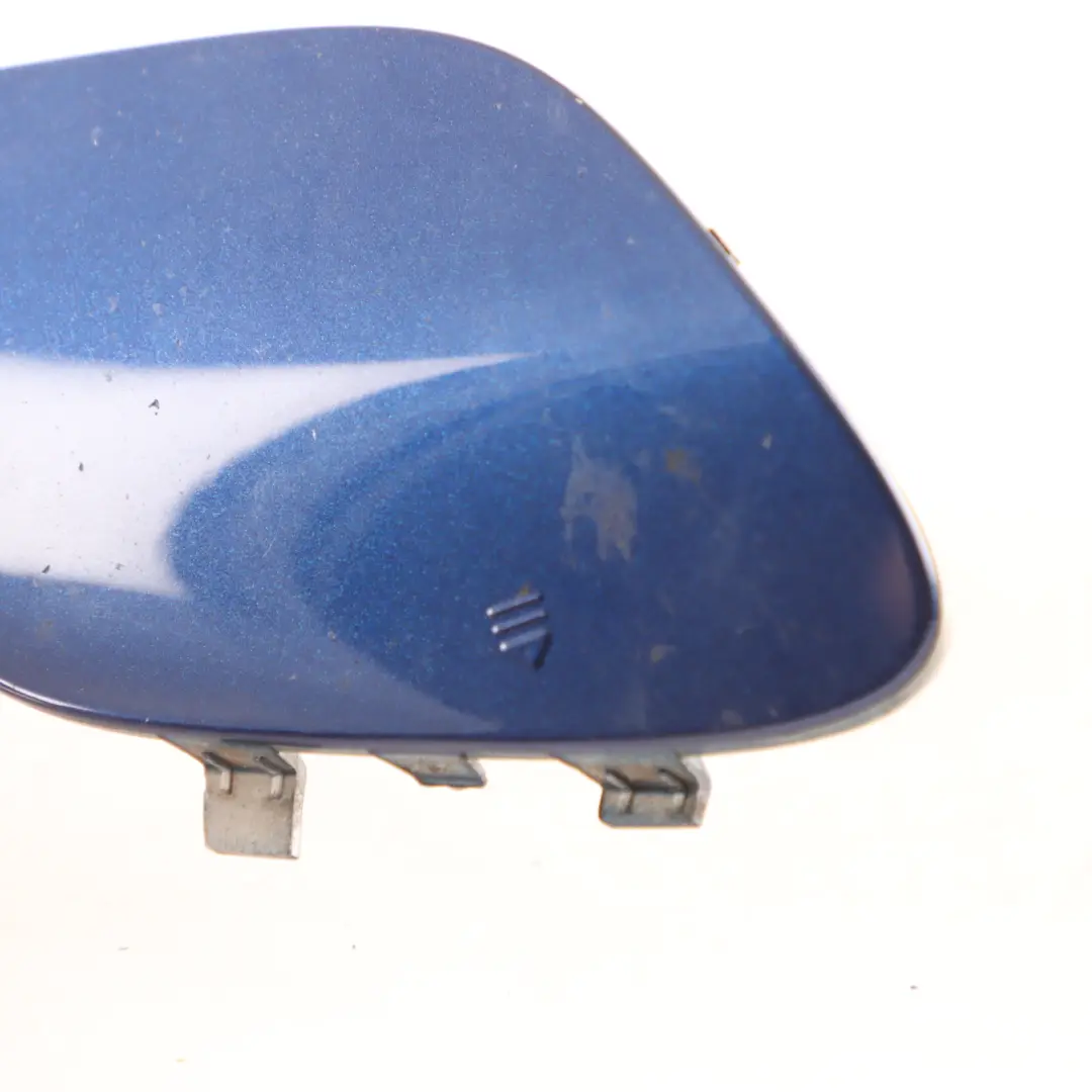 Front Bumper Tow Eye Hook Cover Brilliant Blue Metallic - 896 to Mercedes W205 with Part number A2058850724 Mercedes W205 Front Bumper Tow Eye Hook Cover Brilliant Blue Metallic - 896 - SKU A2058850724-BRB - Part number A2058850724