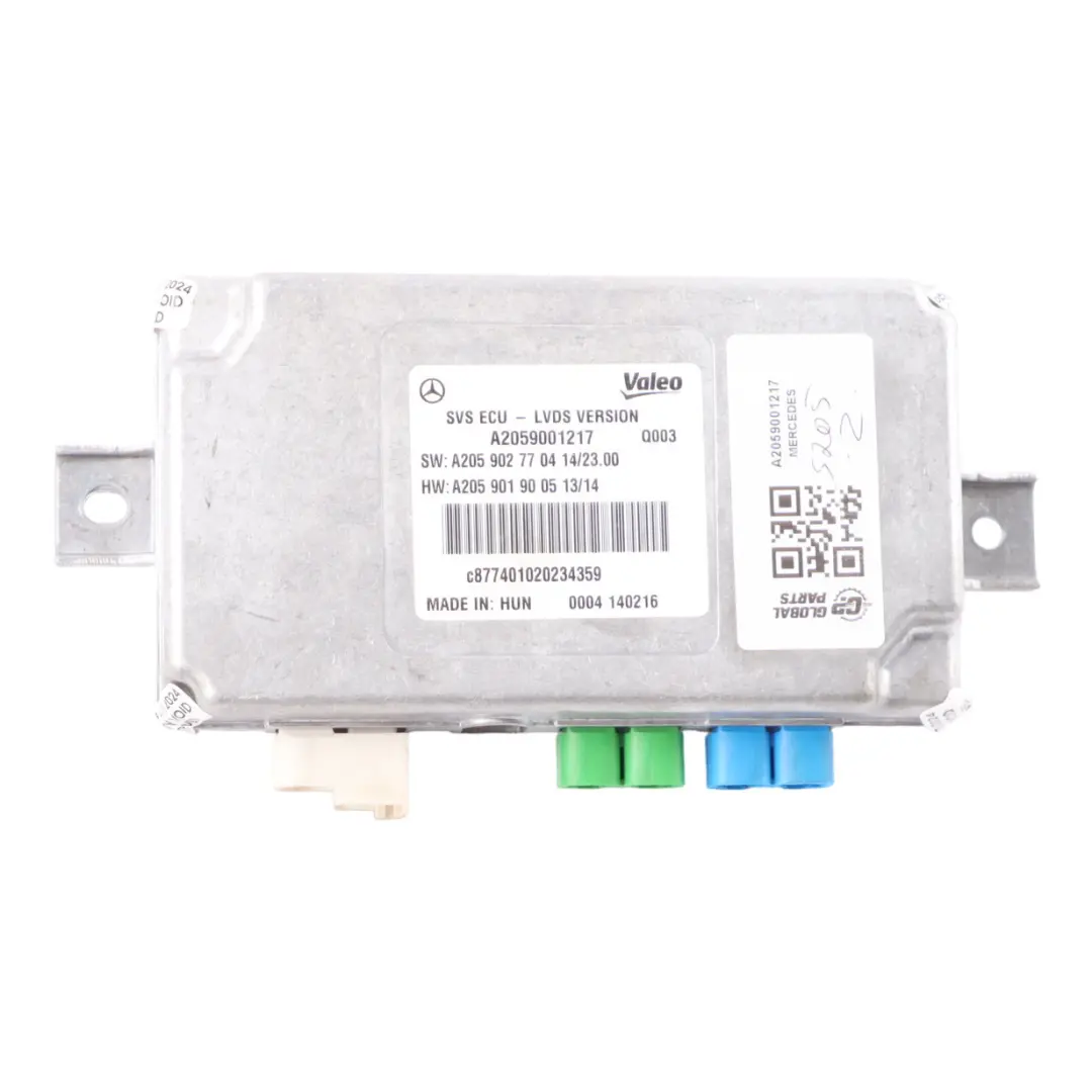 Surround Camera Mercedes W205 W447 View Control Unit Module to with Part number A2059001217 Surround Camera Mercedes W205 W447 View Control Unit Module - SKU A2059001217 - Part number A2059001217