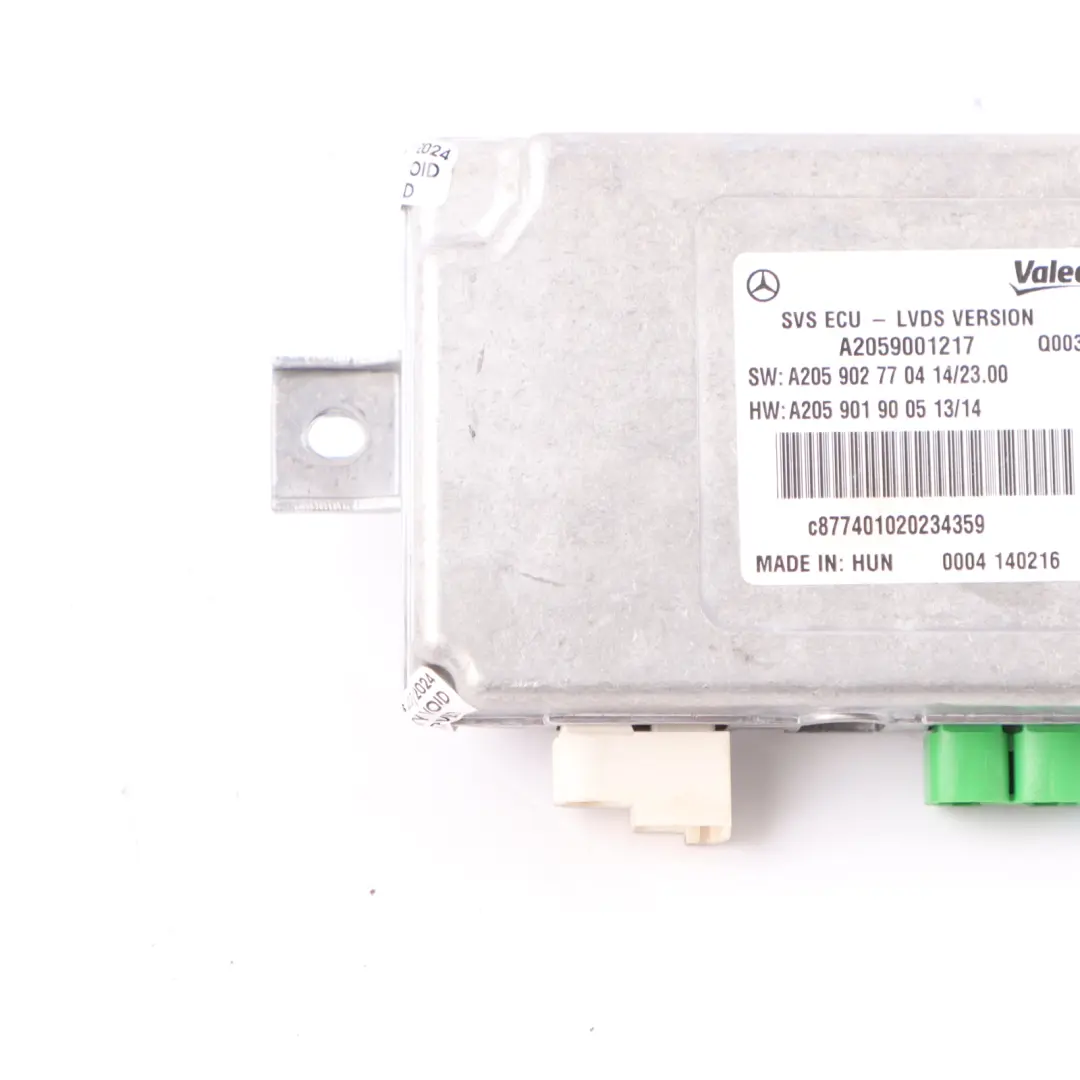 Surround Camera Mercedes W205 W447 View Control Unit Module to with Part number A2059001217 Surround Camera Mercedes W205 W447 View Control Unit Module - SKU A2059001217 - Part number A2059001217