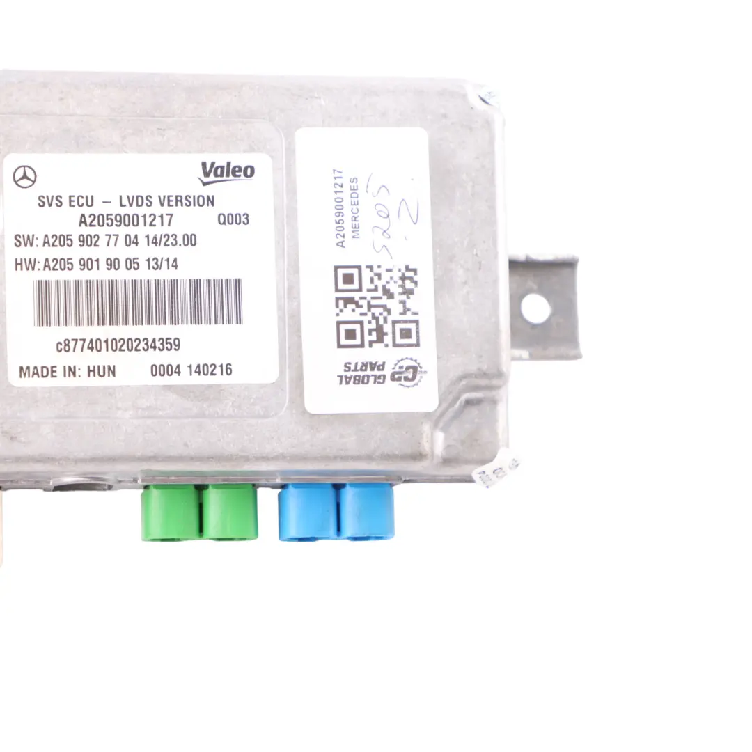 Surround Camera Mercedes W205 W447 View Control Unit Module to with Part number A2059001217 Surround Camera Mercedes W205 W447 View Control Unit Module - SKU A2059001217 - Part number A2059001217