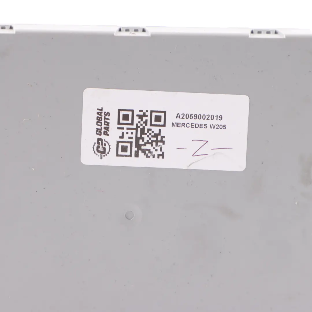 SAM Rear Body Control Module Unit to Mercedes W205 C253 with Part number A2059002019 Mercedes W205 C253 SAM Rear Body Control Module Unit - SKU A2059002019 - Part number A2059002019