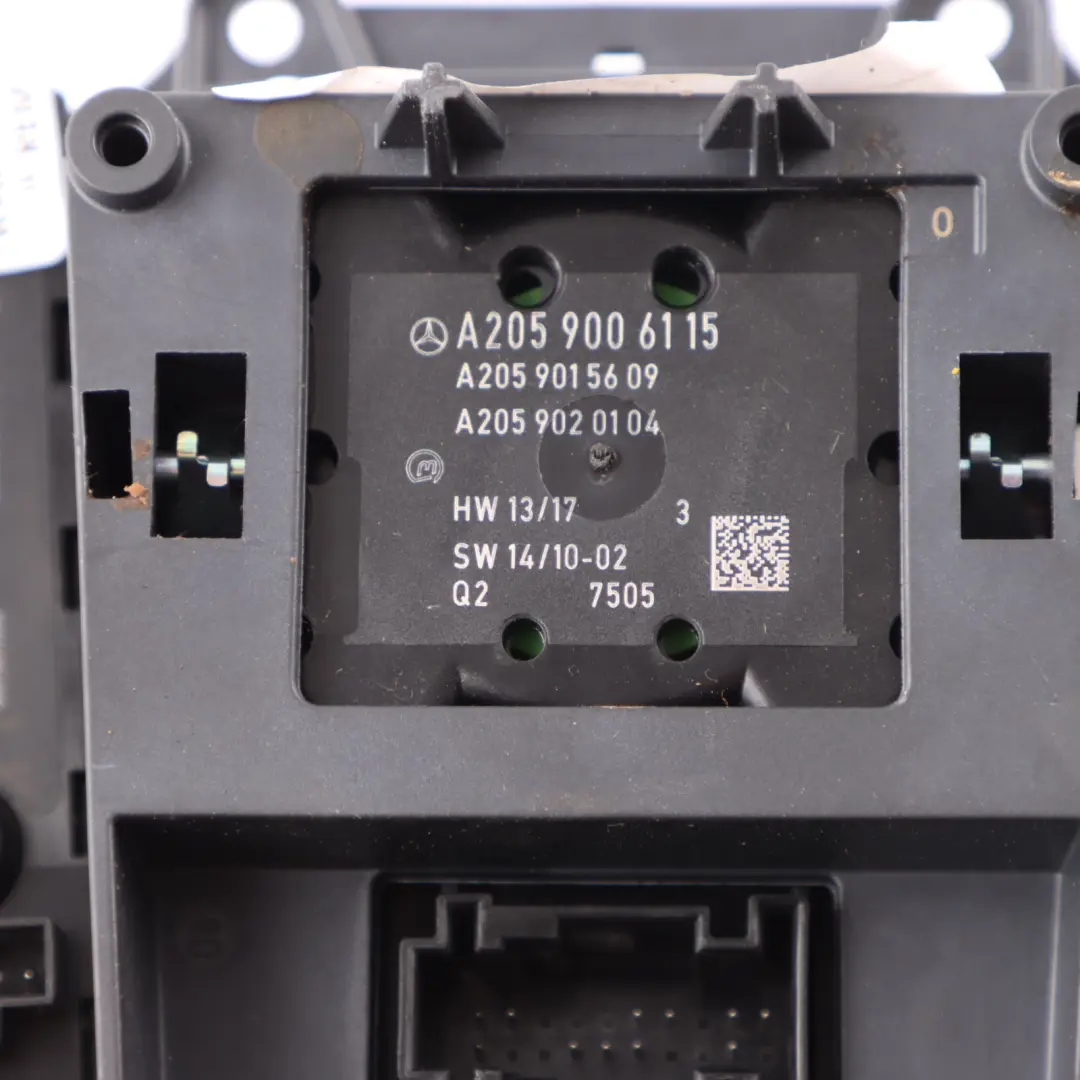 Interruptor Consola Mando Control Navegación para Mercedes W205 C253 con número de pieza A2059006115 Mercedes W205 C253 Interruptor Consola Mando Control Navegación - SKU A2059006115-3 - Número de pieza A2059006115