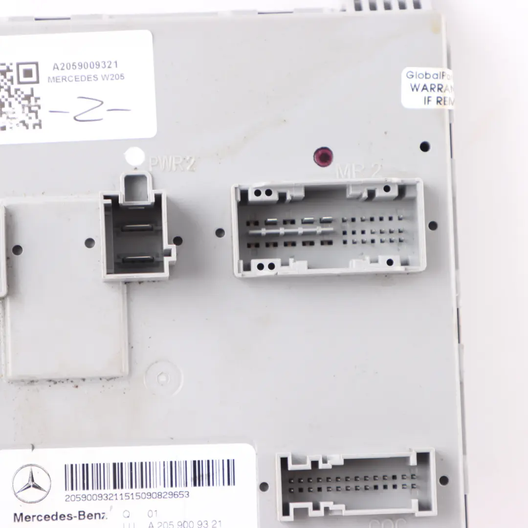 Mercedes W205 SAM Modul Vorne Karosserie Komfort Steuergerät - SKU A2059009321 - Teilenummer A2059009321