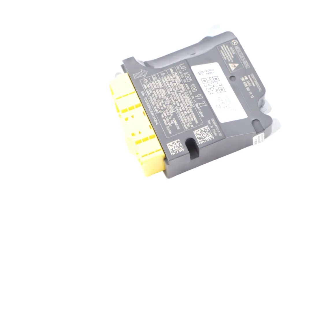  Módulo SRC Mercedes W205 Aire Delantero Unidad Control SRS ECU - SKU A2059009727 - Número de pieza A2059009727