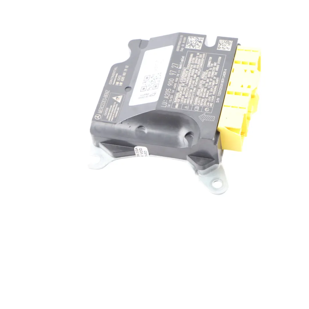 Sensor Moduł Powietrza SRS ECU do Mercedes W205 o numerze A2059009727 Mercedes W205 Sensor Moduł Powietrza SRS ECU - SKU A2059009727 - Numer Części A2059009727