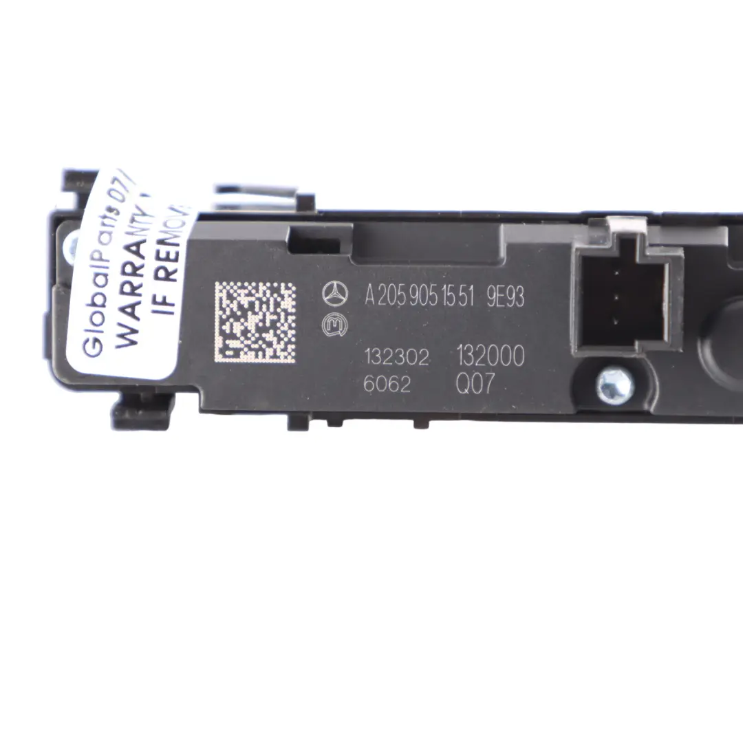 Mercedes W205 C253 PDC Parking Camera Unit Button Switch Panel - SKU A2059051551 - Part number A2059051551