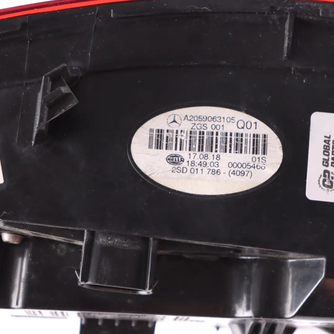 Mercedes C205 Rear Lamp Light Left N/S Side Panel Tail Light - SKU A2059063105 - Part number A2059063105