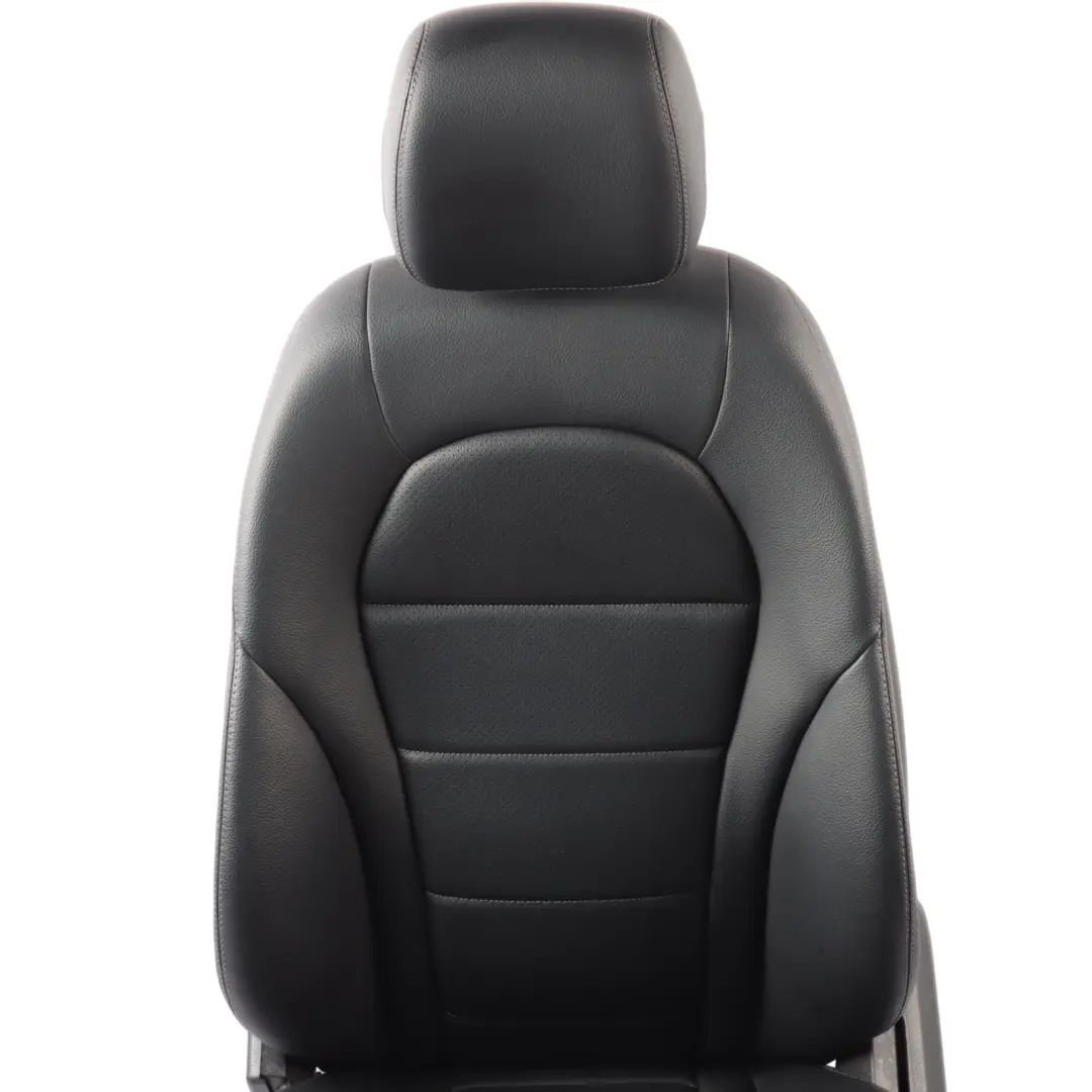 Vorne Links Sitz Schwarz Leder Beheizt Elektrisch Memory Mercedes GLC X253 - SKU A2059101147-4 - Teilenummer A2059101147