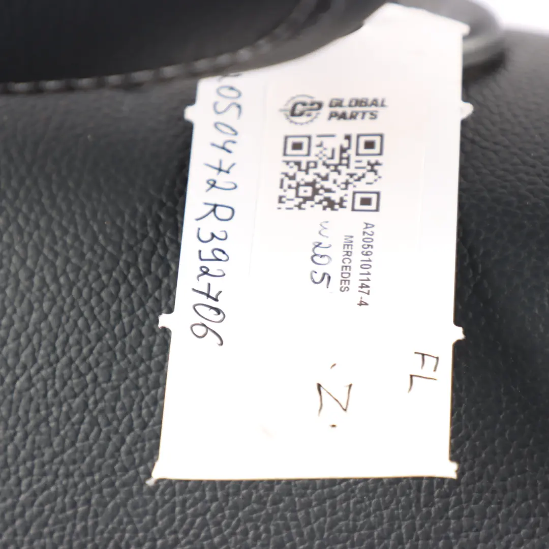 Mercedes GLC X253 Fotel Grzany Przedni Lewy Skóra Czarna - SKU A2059101147-4 - Numer Części A2059101147