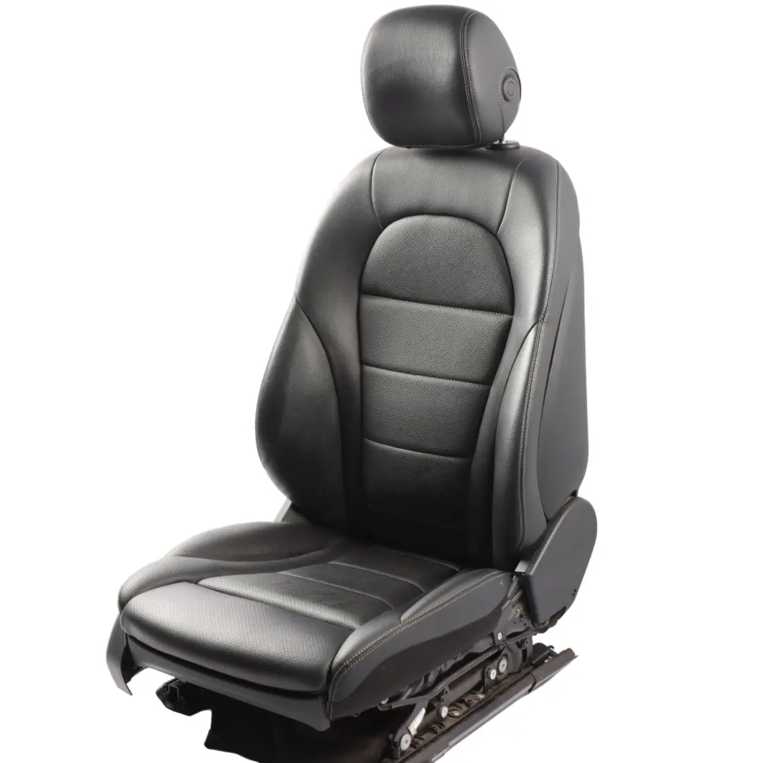 Mercedes W205 Vorne Rechts Sitz Schwarz Leder Beheizt Memory Innenraum - SKU A2059101147-5 - Teilenummer A2059101147