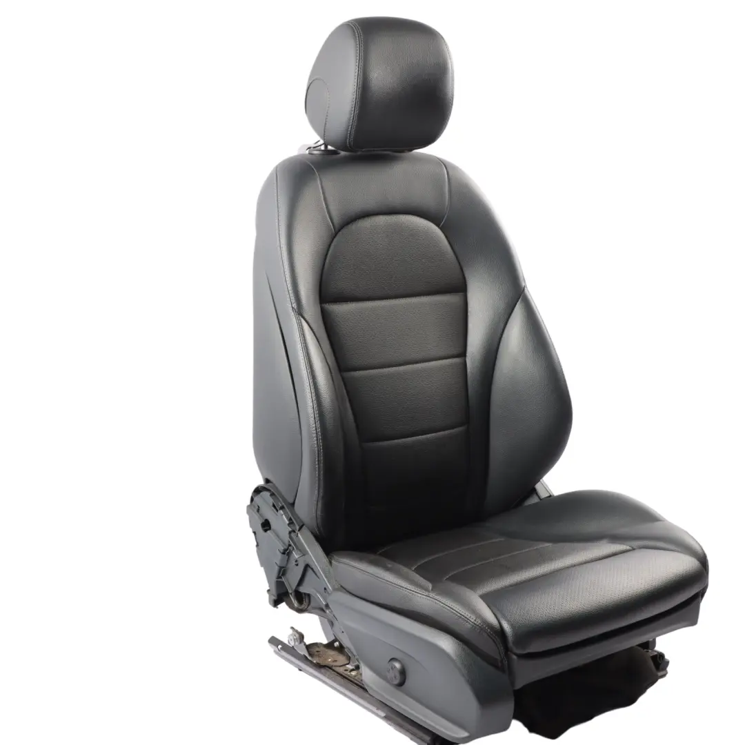 Mercedes W205 Vorne Rechts Sitz Schwarz Leder Beheizt Memory Innenraum - SKU A2059101147-5 - Teilenummer A2059101147