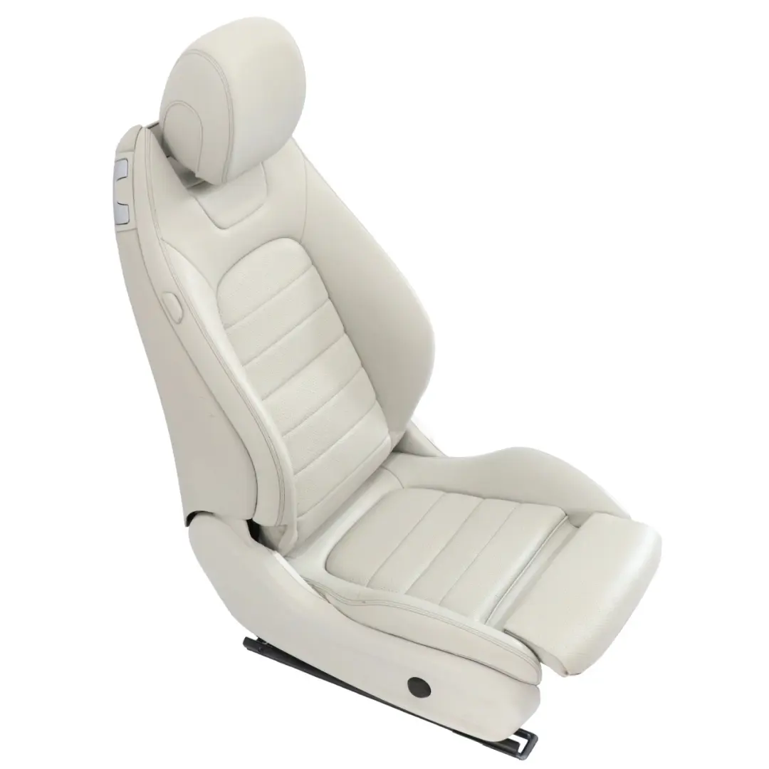 Mercedes C205 Asiento Delantero Izquierdo Calefaccionado Memoria Cuero Gris - SKU A2059104502-4 - Número de pieza A2059104502