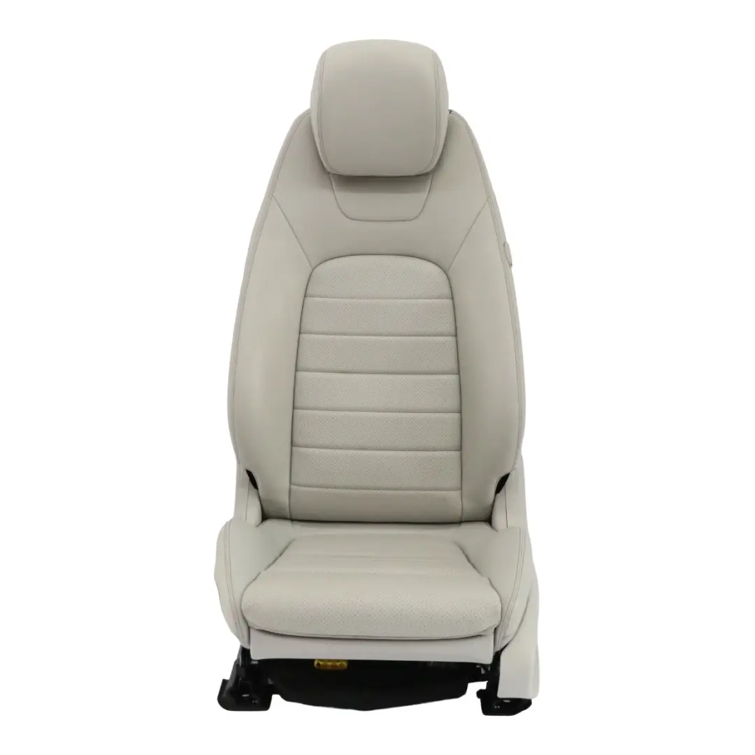 Fotel Przedni Lewy Podgrzewany Pamięć Imitacja Skóra Szary do Mercedes C205 o numerze A2059104502 Mercedes C205 Fotel Przedni Lewy Podgrzewany Pamięć Imitacja Skóra Szary - SKU A2059104502-5 - Numer Części A2059104502