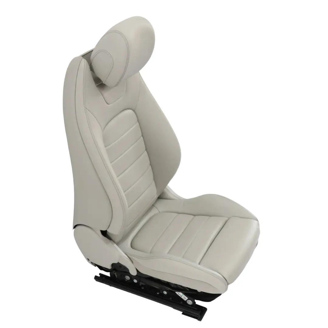 Fotel Przedni Lewy Podgrzewany Pamięć Imitacja Skóra Szary do Mercedes C205 o numerze A2059104502 Mercedes C205 Fotel Przedni Lewy Podgrzewany Pamięć Imitacja Skóra Szary - SKU A2059104502-5 - Numer Części A2059104502