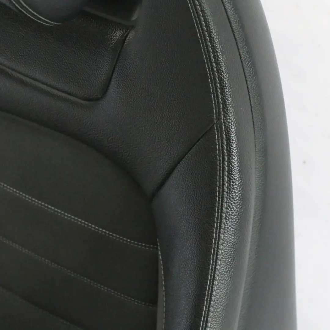 Mercedes C205 Coupe Fotel Prawy Przód Czarny Imitacja Skóry Podgrzewany - SKU A2059106302-1 - Numer Części A2059106302