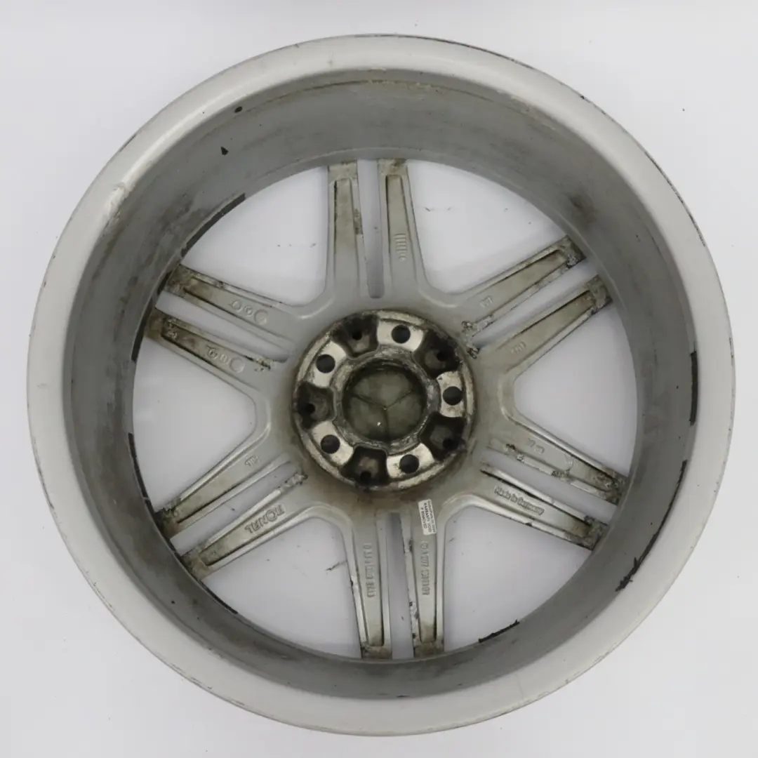 W207 A207 Leichtmetallfelge 18" 8J ET:45 6-Doppelspeiche für Mercedes mit Teilenummer A2074011302 Mercedes W207 A207 Leichtmetallfelge 18" 8J ET:45 6-Doppelspeiche - SKU A2074011302-2 - Teilenummer A2074011302