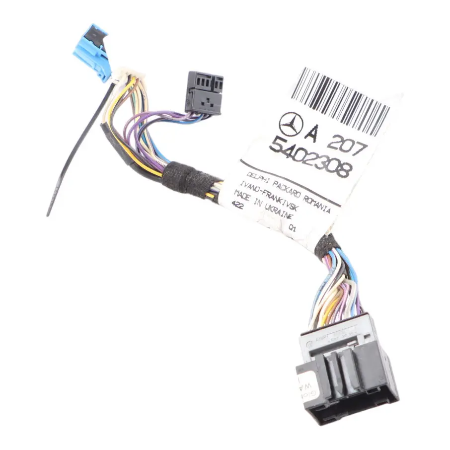 Mercedes C207 Front Center Console Point Cable Wiring Loom Harness - SKU A2075402308 - Part number A2075402308