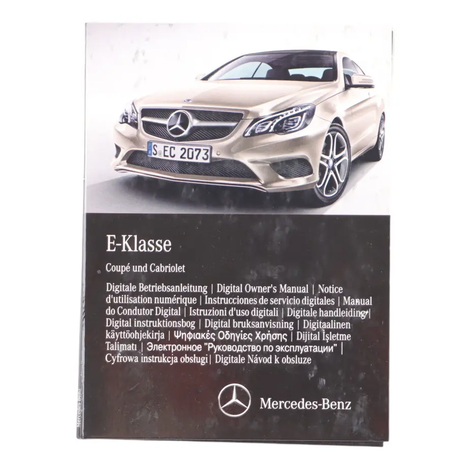Class CD Digital Owner's Manual Handbook to Mercedes C207 E with Part number A2075843600 Mercedes C207 E Class CD Digital Owner's Manual Handbook - SKU A2075843600 - Part number A2075843600