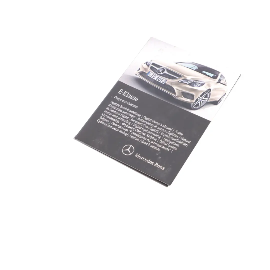 Class CD Digital Owner's Manual Handbook to Mercedes C207 E with Part number A2075843600 Mercedes C207 E Class CD Digital Owner's Manual Handbook - SKU A2075843600 - Part number A2075843600