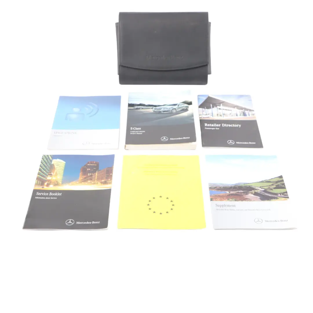 Owner's Manul E Class Service Bucklet Case Wallet to Mercedes C207 with Part number A2075844200 Mercedes C207 Owner's Manul E Class Service Bucklet Case Wallet - SKU A2075844200 - Part number A2075844200