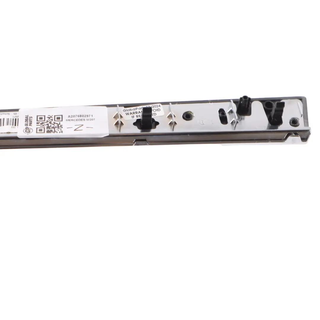 Dashboard Trim Cover Passenger Side N/S Black Ash Wood to Mercedes C207 with Part number A2076802971 Mercedes C207 Dashboard Trim Cover Passenger Side N/S Black Ash Wood - SKU rhd-A2076802971 - Part number A2076802971