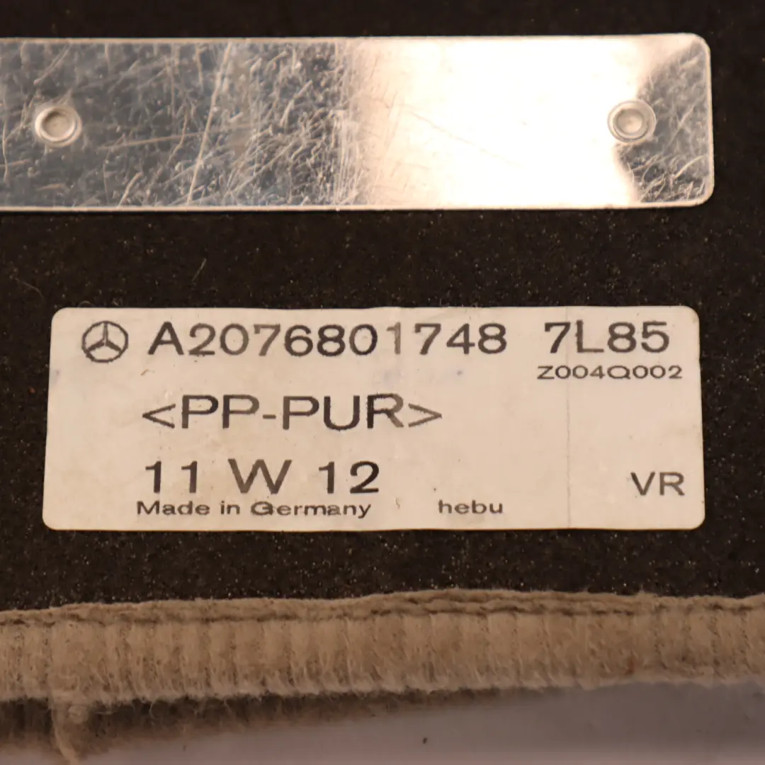 W207 Floor Mats Set Interior Front Rear Cover Beige to Mercedes with Part number A2076840903 Mercedes W207 Floor Mats Set Interior Front Rear Cover Beige - SKU rhd-A2076840903 - Part number A2076840903