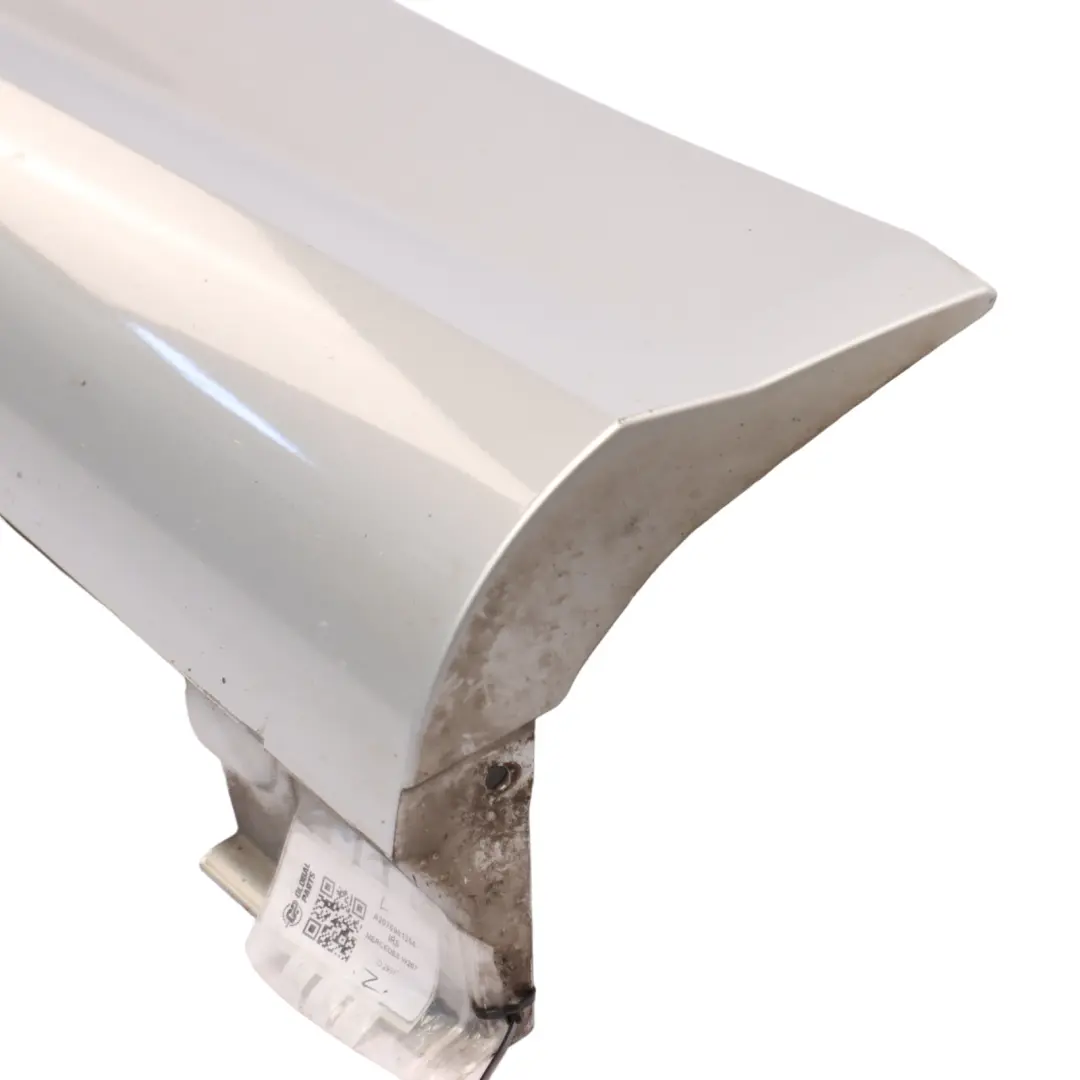 Mercedes W207 Side Skirt AMG Door Sill Cover Left N/S Iridium Silver - 775 - SKU A2076981354-IRS - Part number A2076981354