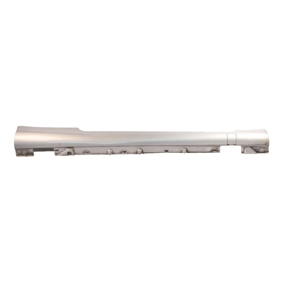 W207 Side Skirt AMG Door Sill Cover Right O/S Iridium Silver - 775 to Mercedes with Part number A2076981454 Mercedes W207 Side Skirt AMG Door Sill Cover Right O/S Iridium Silver - 775 - SKU A2076981454-IRS - Part number A2076981454