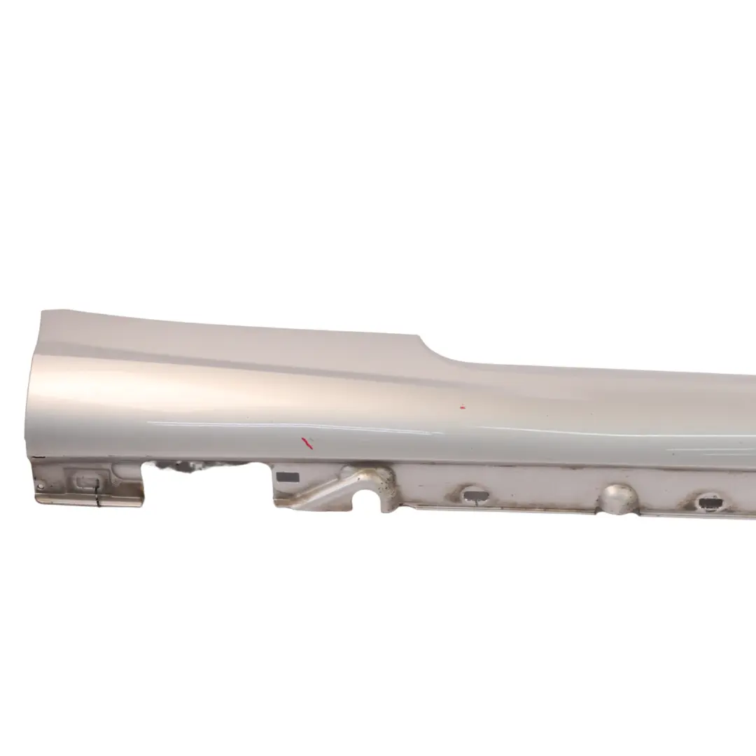 W207 Side Skirt AMG Door Sill Cover Right O/S Iridium Silver - 775 to Mercedes with Part number A2076981454 Mercedes W207 Side Skirt AMG Door Sill Cover Right O/S Iridium Silver - 775 - SKU A2076981454-IRS - Part number A2076981454