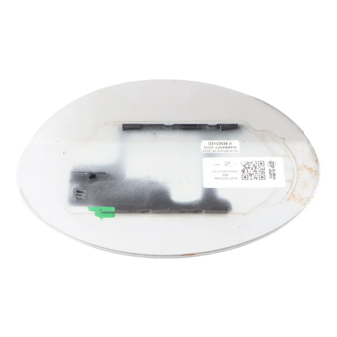 Flap FIller Cap Cover Fire Iridium Silver - 775 to Mercedes C207 Coupe Fuel with Part number A2077570106 Mercedes C207 Coupe Fuel Flap FIller Cap Cover Fire Iridium Silver - 775 - SKU A2077570106-IRS - Part number A2077570106