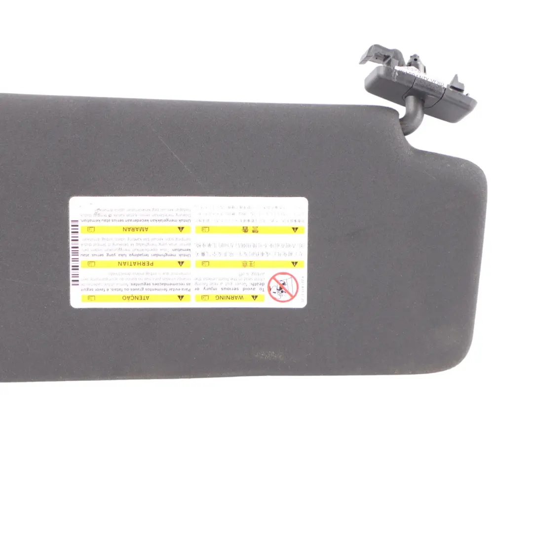 W207 Cabrio A207 Copri parasole sinistro nero per Mercedes con numero di parte A2078100710 Mercedes W207 Cabrio A207 Copri parasole sinistro nero - SKU A2078100710 - Numero di parte A2078100710