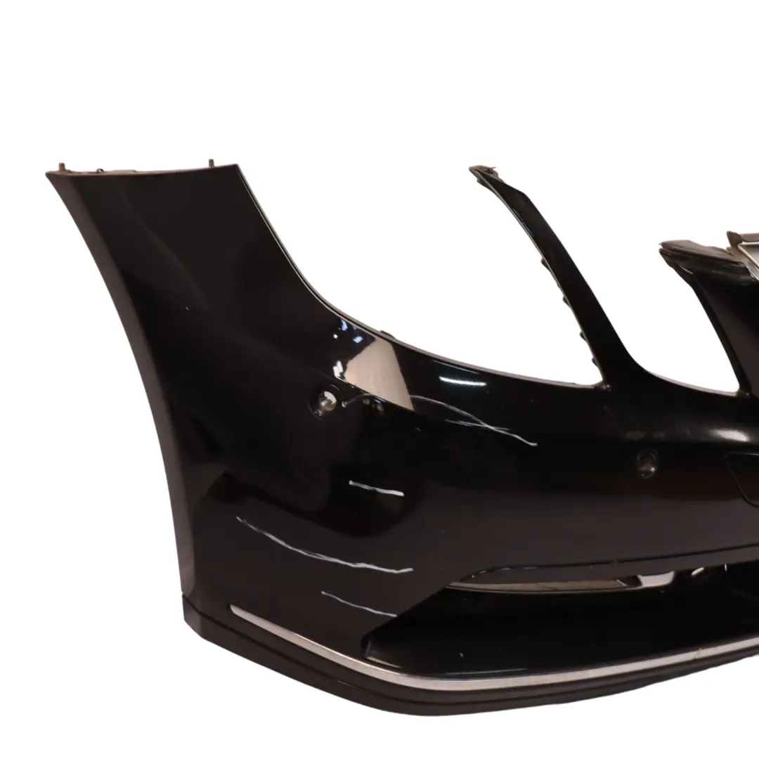 W207 Bumper Front Trim Panel Covering Obsidian Black Metallic - 197 to Mercedes with Part number A2078805347 Mercedes W207 Bumper Front Trim Panel Covering Obsidian Black Metallic - 197 - SKU A2078805347-OB - Part number A2078805347