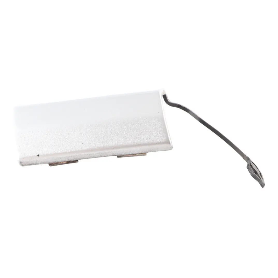 Bumper Tow Eye Hook Cover Cap Iridium Silver 775 to Mercedes C207 Rear with Part number A2078850022 Mercedes C207 Rear Bumper Tow Eye Hook Cover Cap Iridium Silver 775 - SKU A2078850022-IRS - Part number A2078850022