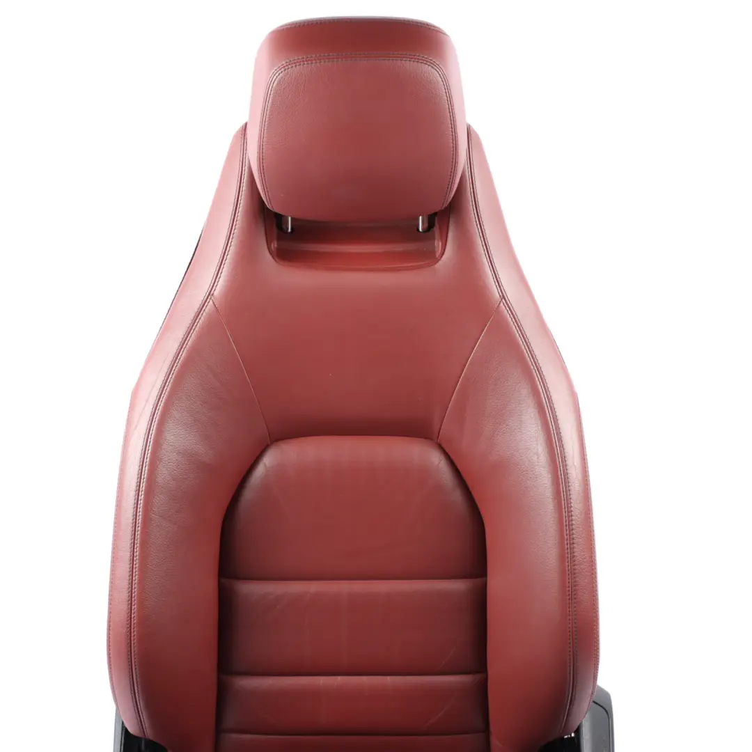  Asiento Delantero Mercedes A207 Izquierdo Cuero Rojo Rendezvous Calefaccionado - SKU A2079101747 - Número de pieza A2079101747