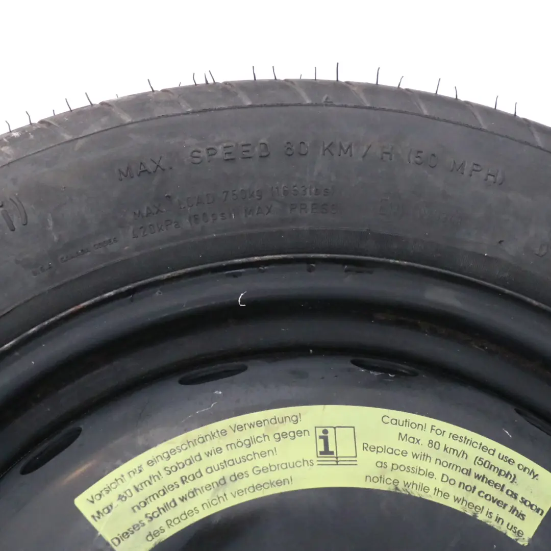 Koło Zapasowe R16 Opona Goodyear 125/90 A2094000402 do Mercedes W203 C209 o numerze A1694000802 Mercedes W203 C209 Koło Zapasowe R16 Opona Goodyear 125/90 A2094000402 - SKU A2094000402-1 - Numer Części A1694000802