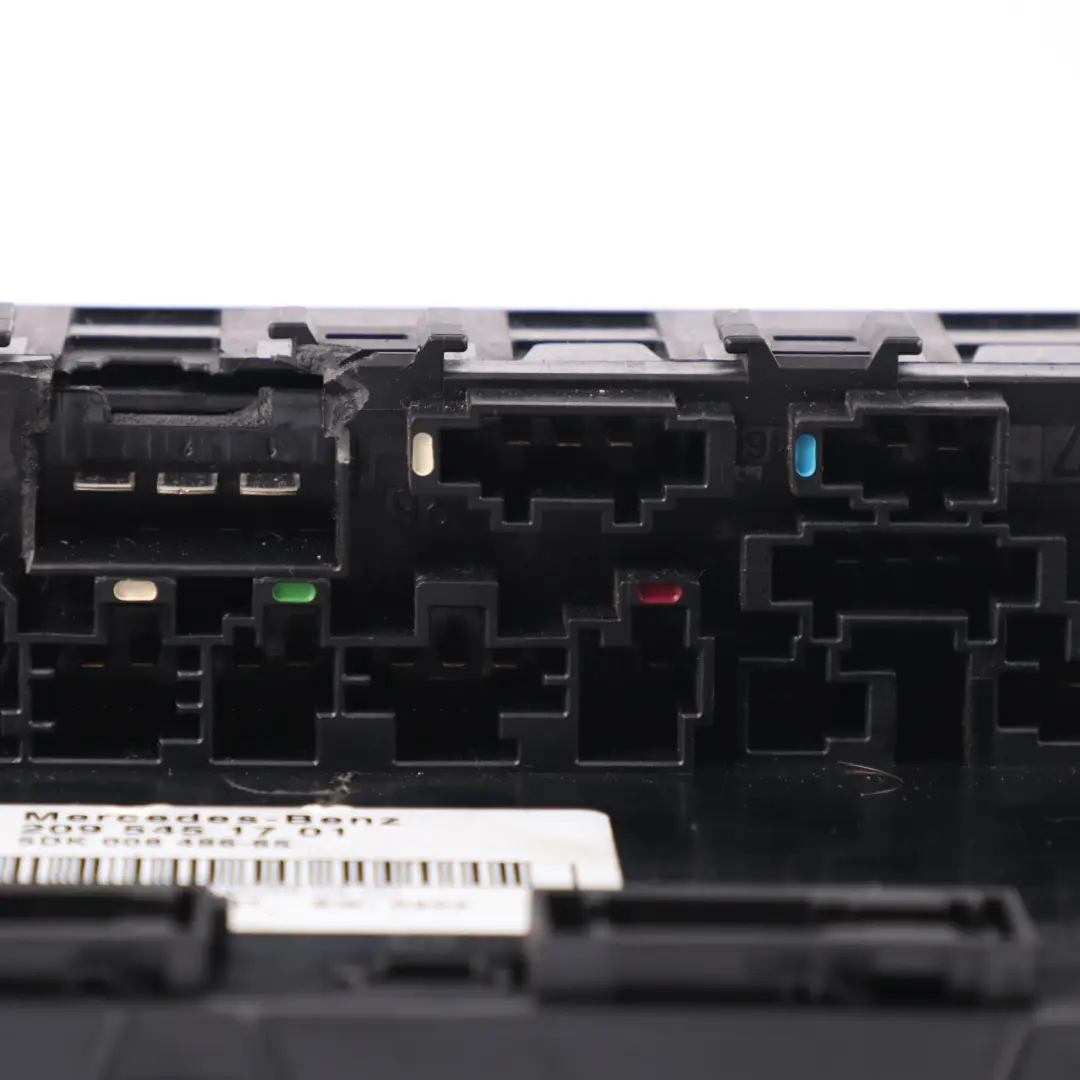 Fuse Box SAM Control Module Relay Box to Mercedes A209 with Part number A2095451701 Mercedes A209 Fuse Box SAM Control Module Relay Box - SKU A2095451701 - Part number A2095451701