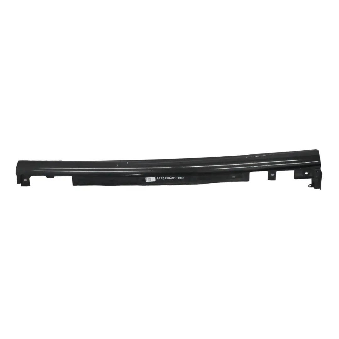 Mercedes W209 Minigonna laterale sinistra copertura soglia Obsidian Black - 197 - SKU A2096980154-OB1 - Numero di parte A2096980154