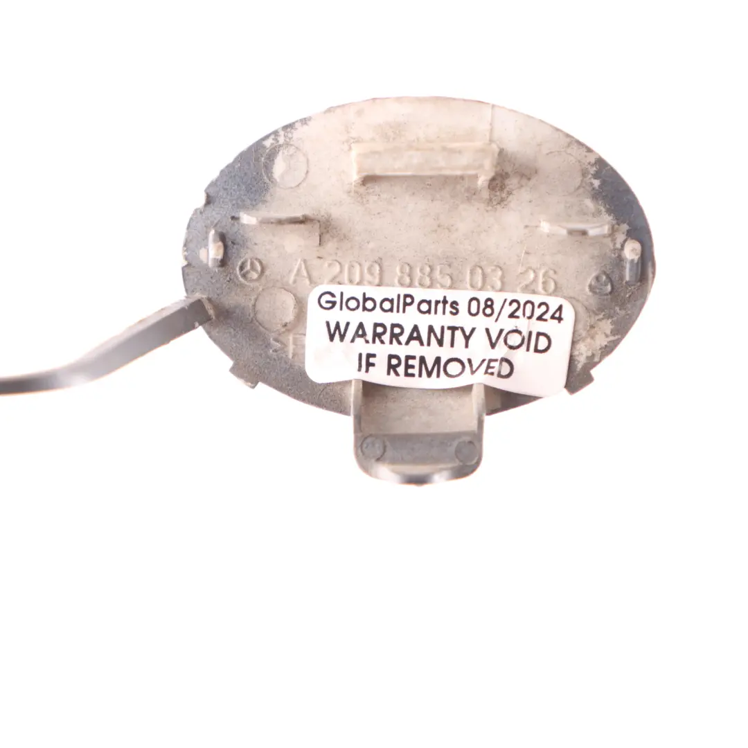 Flap Towing Eye Cover Rear Bumper Obsidian Blue 197 to Mercedes C209 with Part number A2098850326 Mercedes C209 Flap Towing Eye Cover Rear Bumper Obsidian Blue 197 - SKU A2098850326-OB - Part number A2098850326