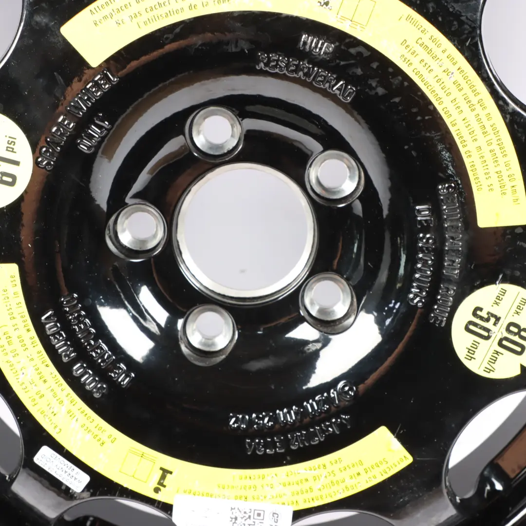 Steel Spare Wheel Tyre 155/70 R17 to Mercedes W211 with Part number A2114012502 Mercedes W211 Steel Spare Wheel Tyre 155/70 R17 - SKU A2114012502 - Part number A2114012502