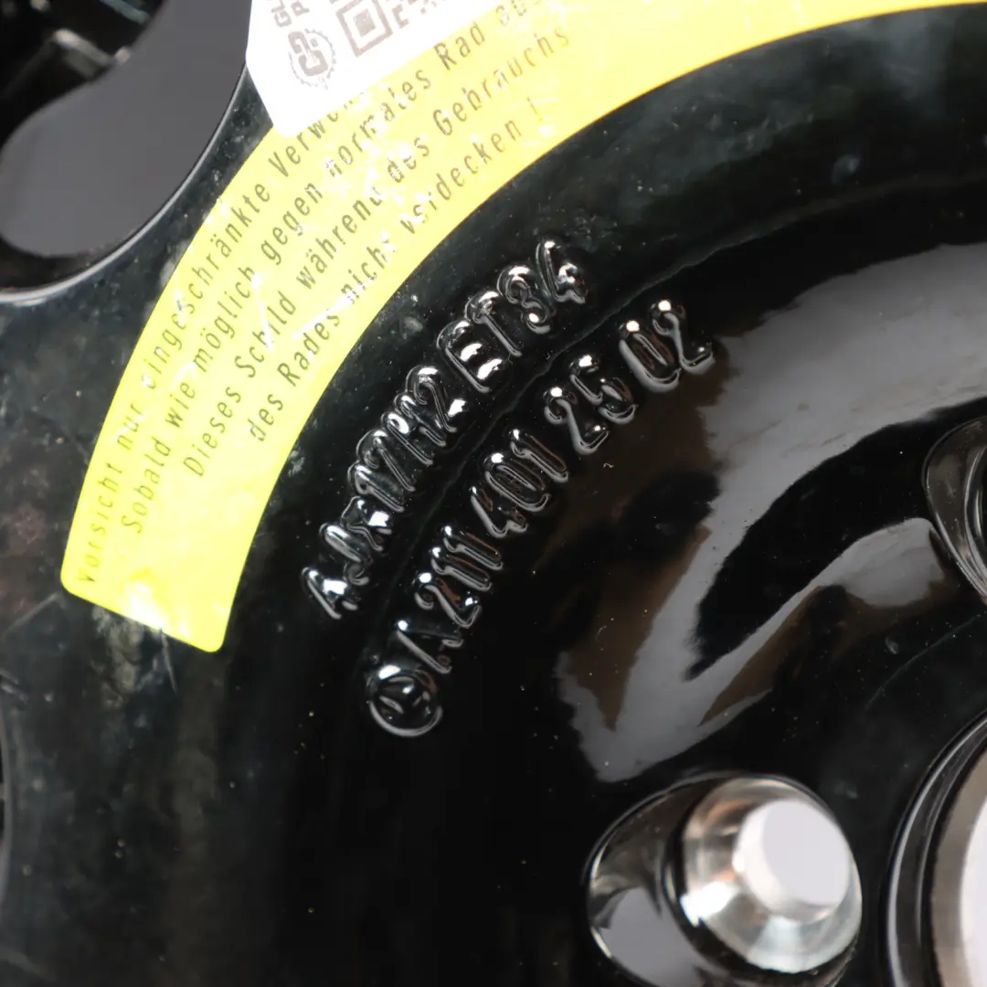 Steel Spare Wheel Tyre 155/70 R17 to Mercedes W211 with Part number A2114012502 Mercedes W211 Steel Spare Wheel Tyre 155/70 R17 - SKU A2114012502 - Part number A2114012502