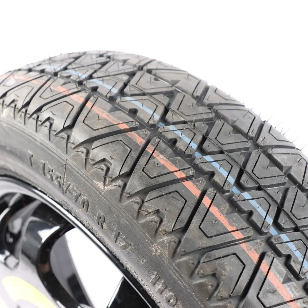 Steel Spare Wheel Tyre 155/70 R17 to Mercedes W211 with Part number A2114012502 Mercedes W211 Steel Spare Wheel Tyre 155/70 R17 - SKU A2114012502 - Part number A2114012502