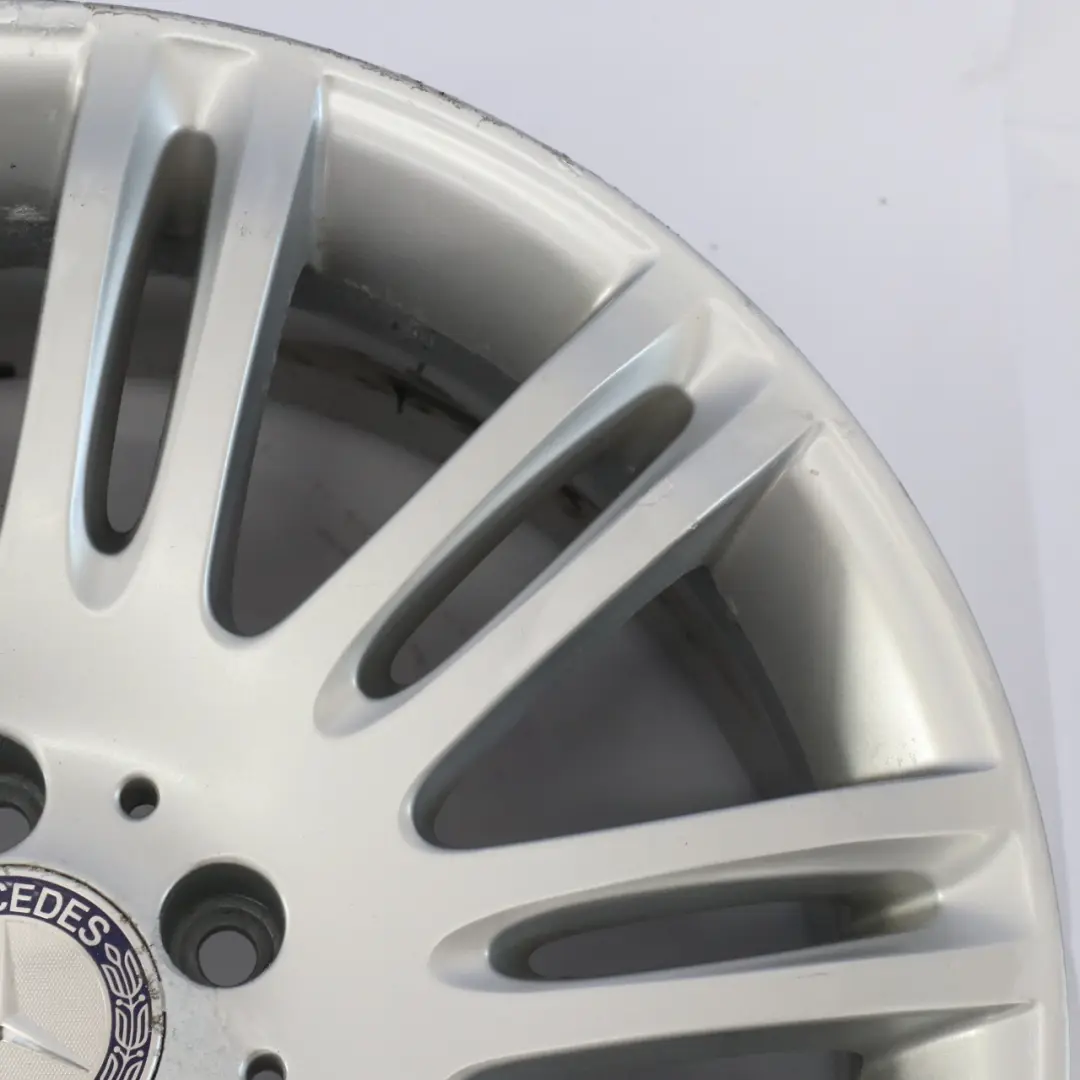 Mercedes W211 Alloy Wheel Rim 18" 9J ET:39 10 Double-Spoke - SKU A2114015402-2 - Part number A2114015402