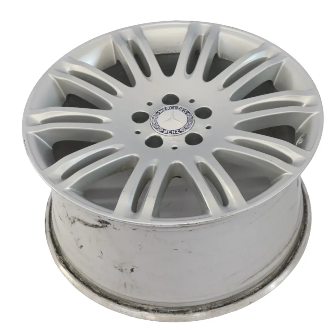 Alloy Wheel Rim 18" 9J ET:39 10 Double-Spoke to Mercedes W211 with Part number A2114015402 Mercedes W211 Alloy Wheel Rim 18" 9J ET:39 10 Double-Spoke - SKU A2114015402-2 - Part number A2114015402