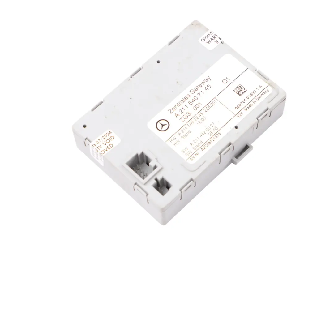 Gateway Module Mercedes W211 W219 Control Unit Module ECU to with Part number A2115407145 Gateway Module Mercedes W211 W219 Control Unit Module ECU - SKU A2115407145 - Part number A2115407145