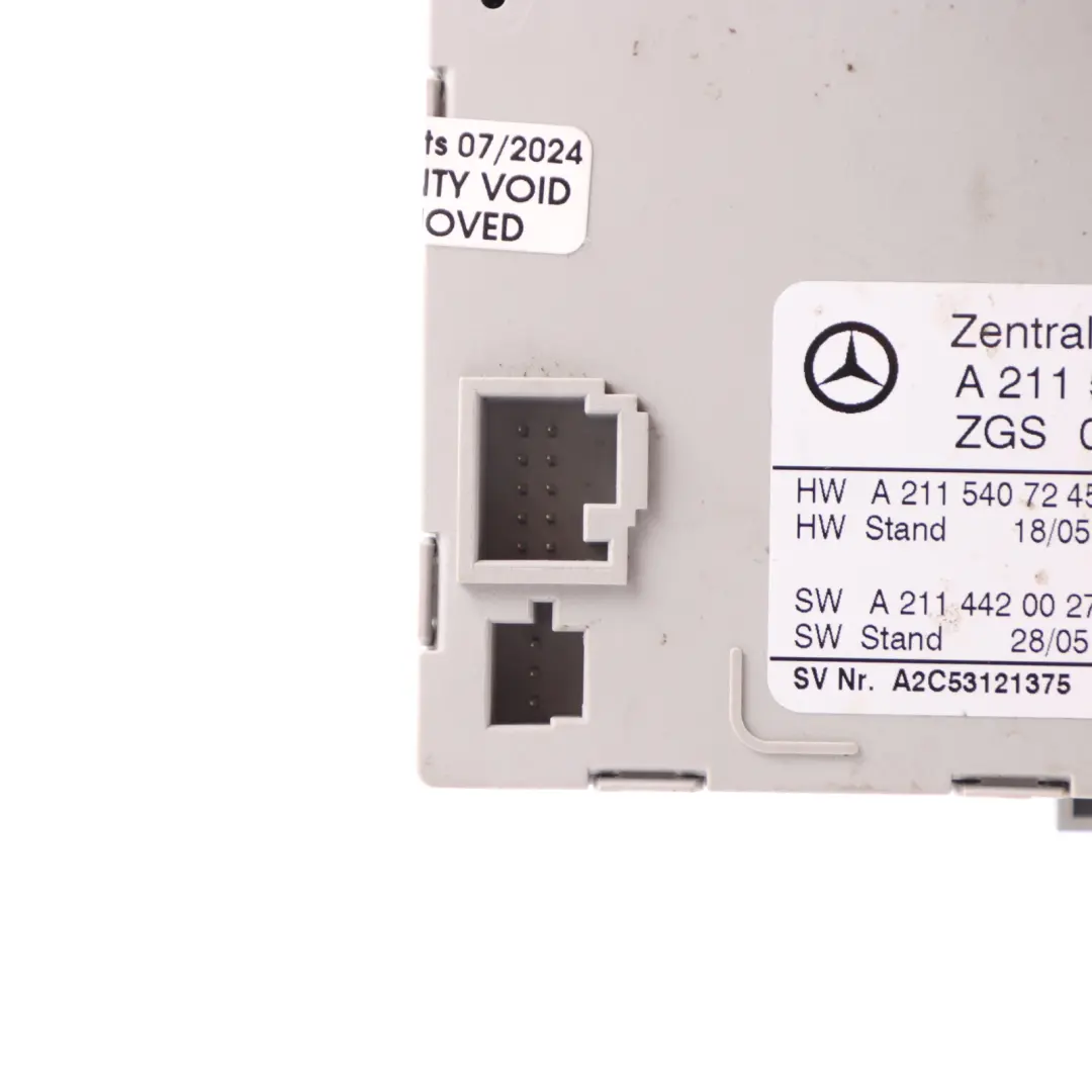 Gateway Module Mercedes W211 W219 Control Unit Module ECU to with Part number A2115407145 Gateway Module Mercedes W211 W219 Control Unit Module ECU - SKU A2115407145 - Part number A2115407145