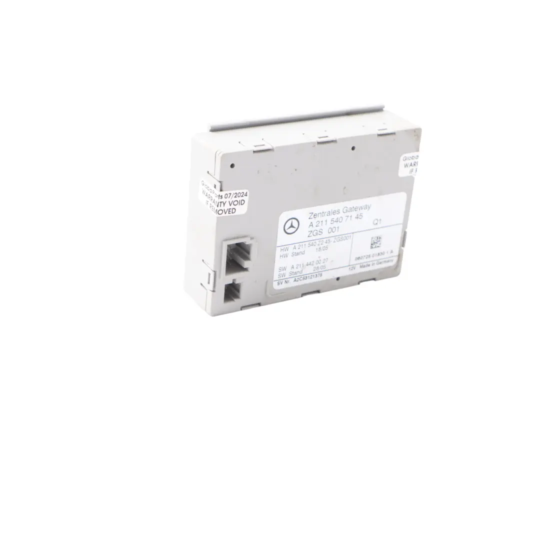 Gateway Module Mercedes W211 W219 Control Unit Module ECU to with Part number A2115407145 Gateway Module Mercedes W211 W219 Control Unit Module ECU - SKU A2115407145 - Part number A2115407145
